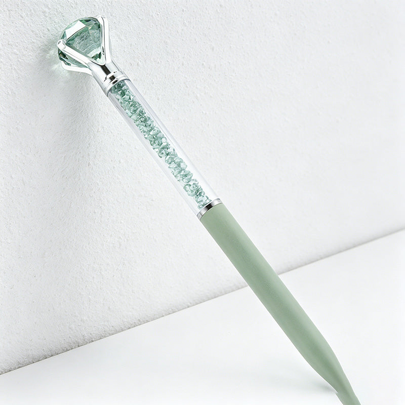 CouldNook Pen-Large Diamond Top Crystal Glitter Retractable Ballpoint Pen Custom Logo Gift Pen for Office Advertising