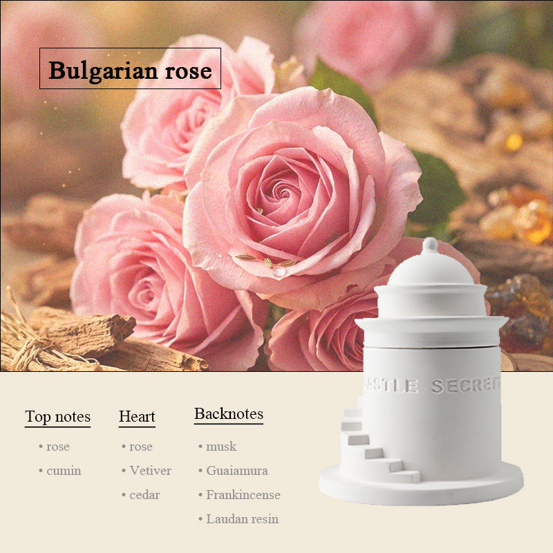 CouldNook Scented Candles - Carved Castle Plaster Scented Candle 100g