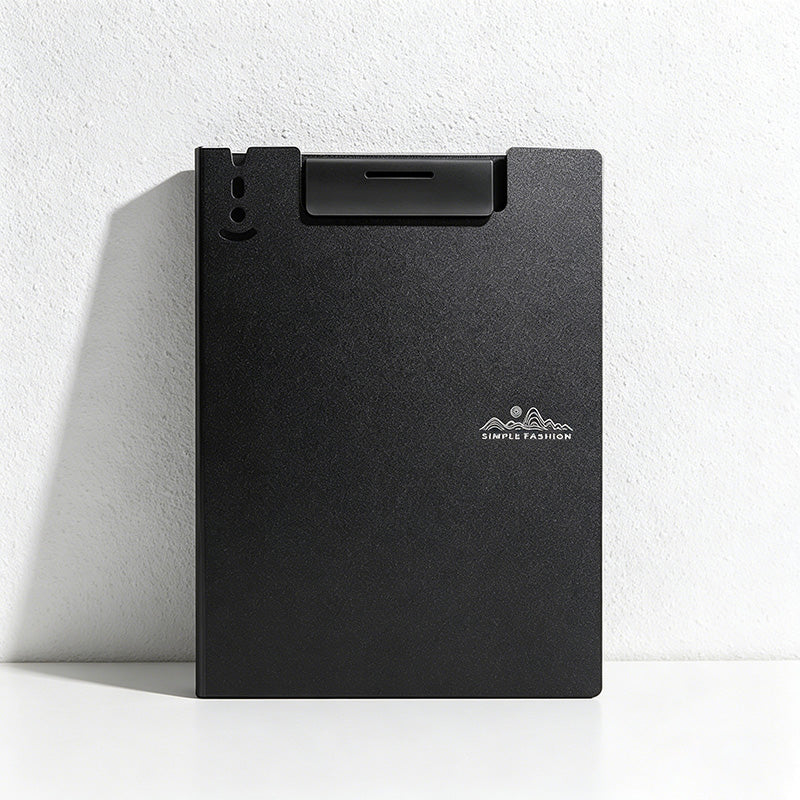 CouldNook Minimalist Matte A4 Clipboard - Premium Monochrome Writing Pad & File Holder