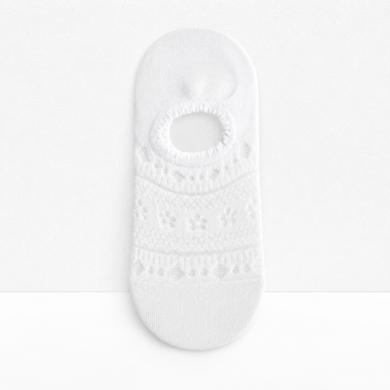 CouldNook Cozy Lace-Trim Ankle Socks - Soft Drawer Accent