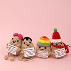 CouldNook Crocheted Character Doll - Small Animal And Fruit-Inspired Figures