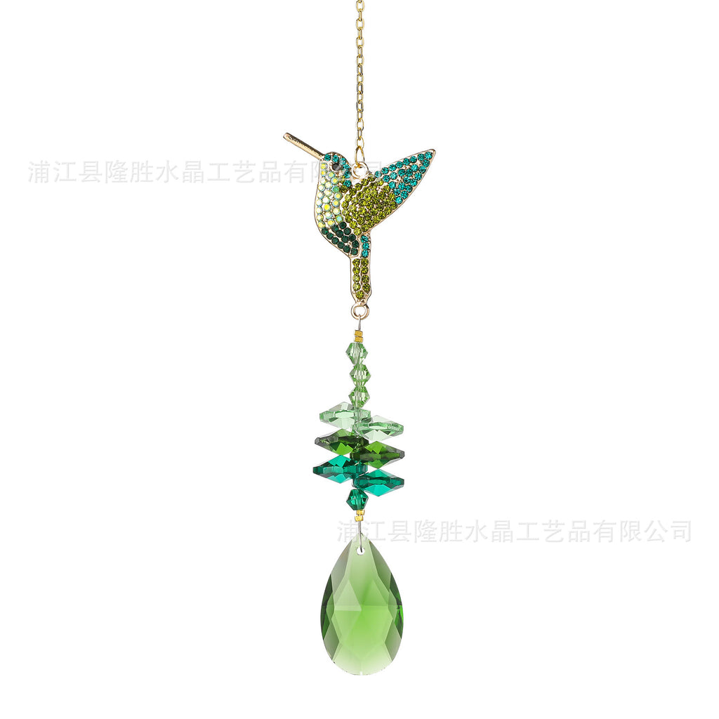 CouldNook Bird and Tree Suncatcher - Faceted Beads And Teardrop Detail