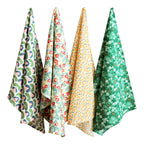 CouldNook Printed Cotton Tea Towel - Floral And Strawberry Pattern Choices