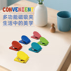 CouldNook Magnetic Clip - Round Press Surface And Square Metal Base