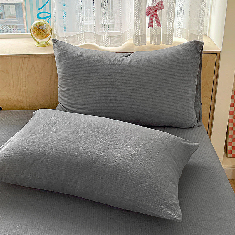 CouldNook Solid Color Pillowcase 2PCS Set - Soft Washed Bedding