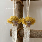 CouldNook Doll Hair Clip Organizer - Knotted Strip And Cord Loop