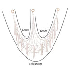 CouldNook Macrame Wall Storage Hammock - Room Organizer Decor