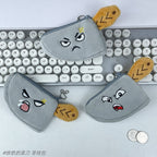 CouldNook Cleaver Coin Purse - Comic Expression And Soft Handle Shape
