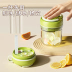 CouldNook Ice-Making Cup - Clear Body and Press-Release Lid