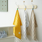 CouldNook Striped Kitchen Cloth - Hanging Loop And Sewn Label