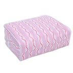 CouldNook Patterned Cosmetic Bag - Glossy Finish And Contrasting White Piping