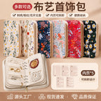 CouldNook Jewelry Organizer - Botanical Cover And Removable Pocket Pages