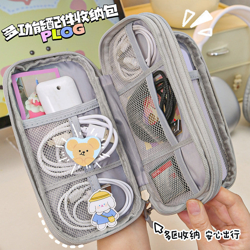 CouldNook Travel Organizer Bag - Divided Interiors And Zippered Compartments