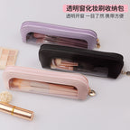 CouldNook Makeup Brush Pouch - Clear Front Window And Zip Closure