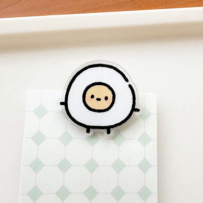 CouldNook Food Character Memo Clip - Tiny Faces And Vegetable Shapes