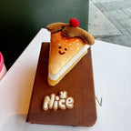 CouldNook Food Character Notebook - Plush Topper And Raised Word Patch