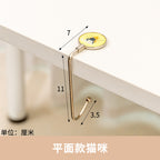 CouldNook Decorative Tabletop Bag Hook - Round Top and Curved Arm