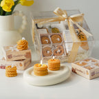 CouldNook Cookie Candle Set - Four Biscuit Shapes and Coffee Fragrance