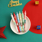 CouldNook Christmas Gel Pen - Printed Holiday Barrel And Push Button