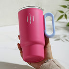 CouldNook Handled Coffee Cup - Bright Colors and Contrasting Rectangular Handle