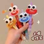 CouldNook Character Gel Pen - Expressive Topper And Segmented Grip