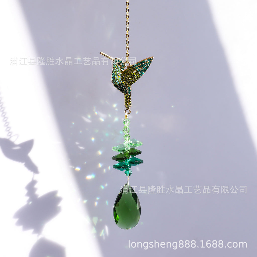 CouldNook Bird and Tree Suncatcher - Faceted Beads And Teardrop Detail