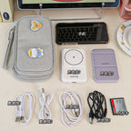 CouldNook Travel Organizer Bag - Divided Interiors And Zippered Compartments