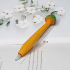 CouldNook Carved Mushroom Pen - Painted Cap And Faceted Wooden Stem