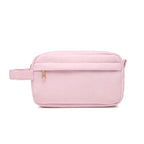 CouldNook Corduroy Cosmetic Bag - Fine Ribs And Side Carry Loop