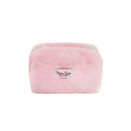 CouldNook Plush Cosmetic Bag - Pale Colors And Rounded Pillow Shape