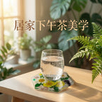 CouldNook Hexagonal Floral Coaster - Clear Body and Pressed Flower Arrangement