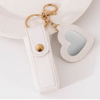 CouldNook Lipstick Pouch And Mirror - Snap Tab And Heart-Shaped Detail