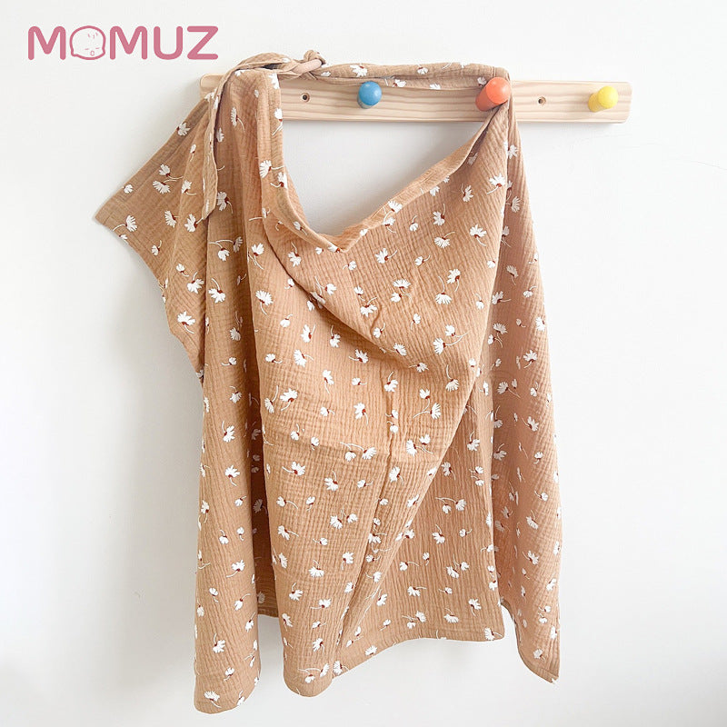 CouldNook Printed Nursing Cover - Neck Strap And Ring Fastening