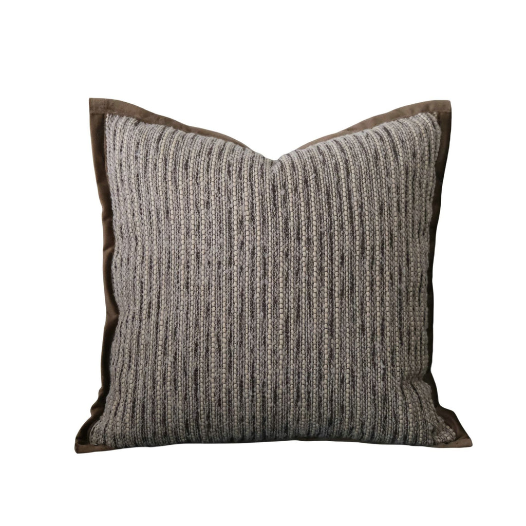 CouldNook Textured Cushion - Striped Ribbed And Raised Check Design Choices
