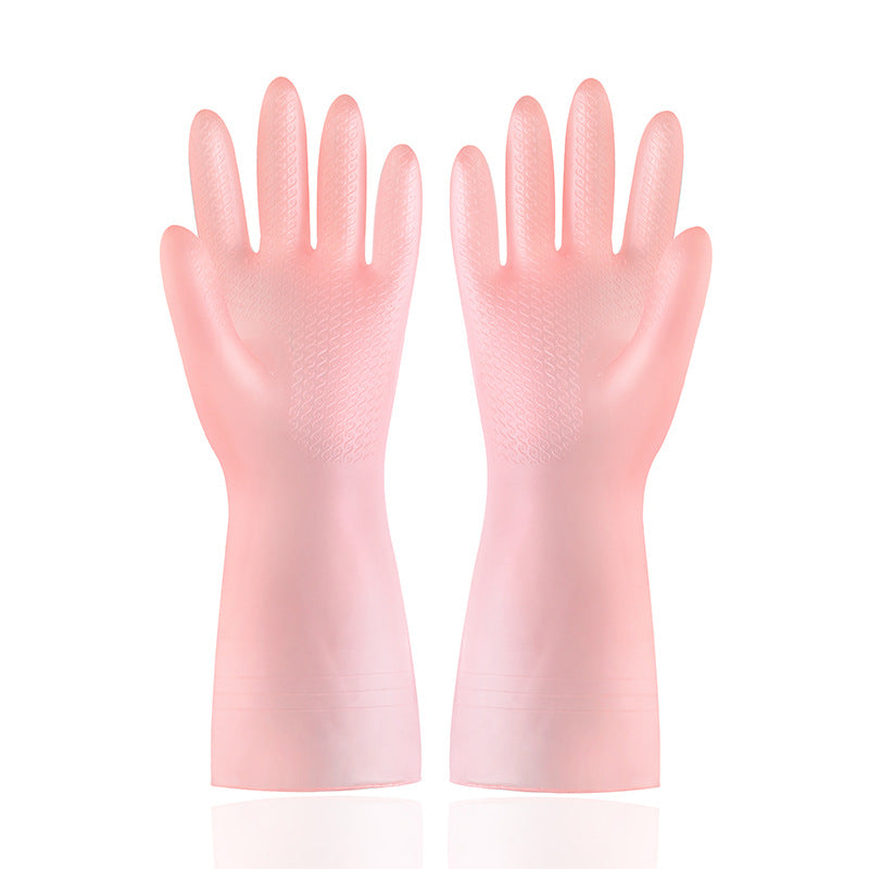 CouldNook PVC Cleaning Gloves - Pastel Colors And Textured Palm Surfaces