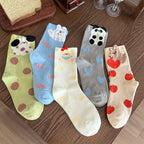 CouldNook Amnesia Cat Graphic Socks - Storybook Outfit Accent
