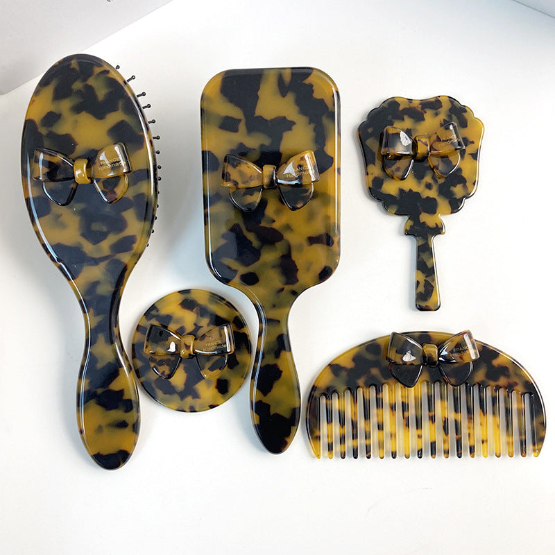 CouldNook Bow Grooming Accessory - Patterned Acetate And Decorative Bow Detail