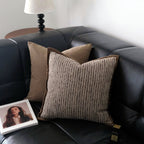 CouldNook Textured Cushion - Striped Ribbed And Raised Check Design Choices