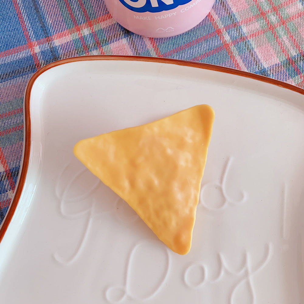 CouldNook Snack Shaped Memo Clip - Ridged Round And Triangular Designs
