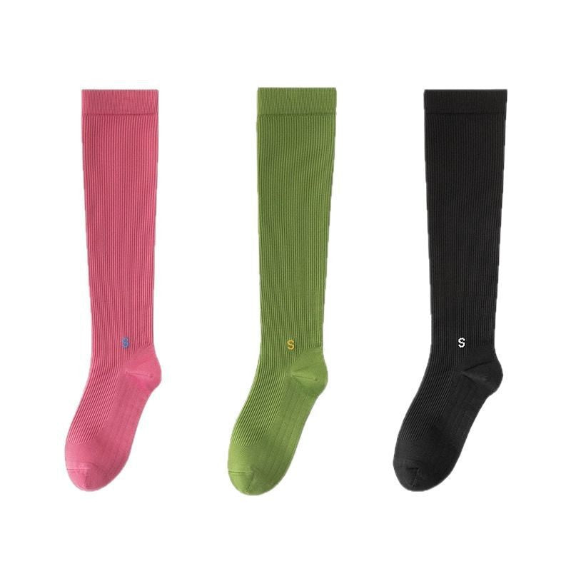 CouldNook Cozy Compression Knee High Socks - Active Support Accent