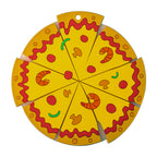 CouldNook Pizza Trivet - Colorful Toppings and Slice-Style Outline