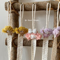 CouldNook Doll Hair Clip Organizer - Knotted Strip And Cord Loop