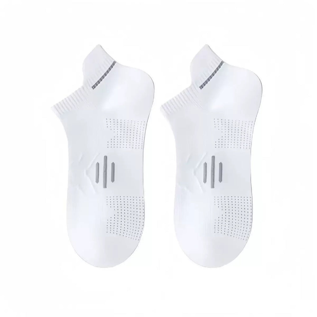 CouldNook Men Bright Accent Low Cut Socks - Casual Shoe Detail