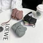 CouldNook Elephant Coin Pouch - Raised Ears And Wrist Strap