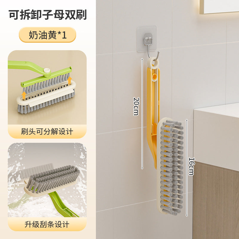 CouldNook Crevice Cleaning Brush - Rotating Head And Concealed Tweezer