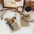 CouldNook Mesh Crossbody Phone Bag - Front Pocket And Rope Straps