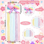 CouldNook Hanging Hair Clip Organizer - Cotton Ropes And Shaped Topper