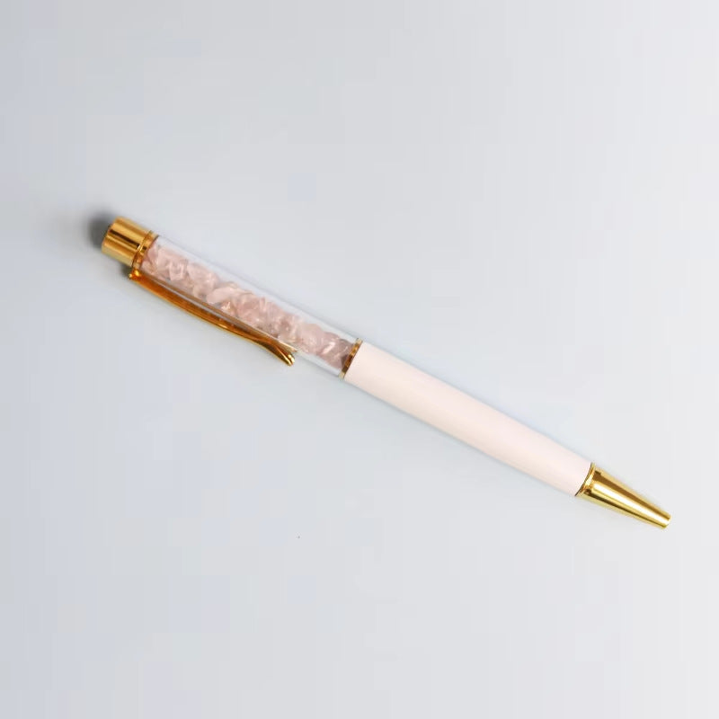 CouldNook Chip Filled Ballpoint Pen - Clear Chamber And Contrasting Barrel
