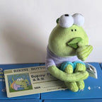 CouldNook Fish Plush Charm - Expressive Face And Bead Chain Attachment