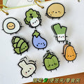 CouldNook Food Character Memo Clip - Tiny Faces And Vegetable Shapes